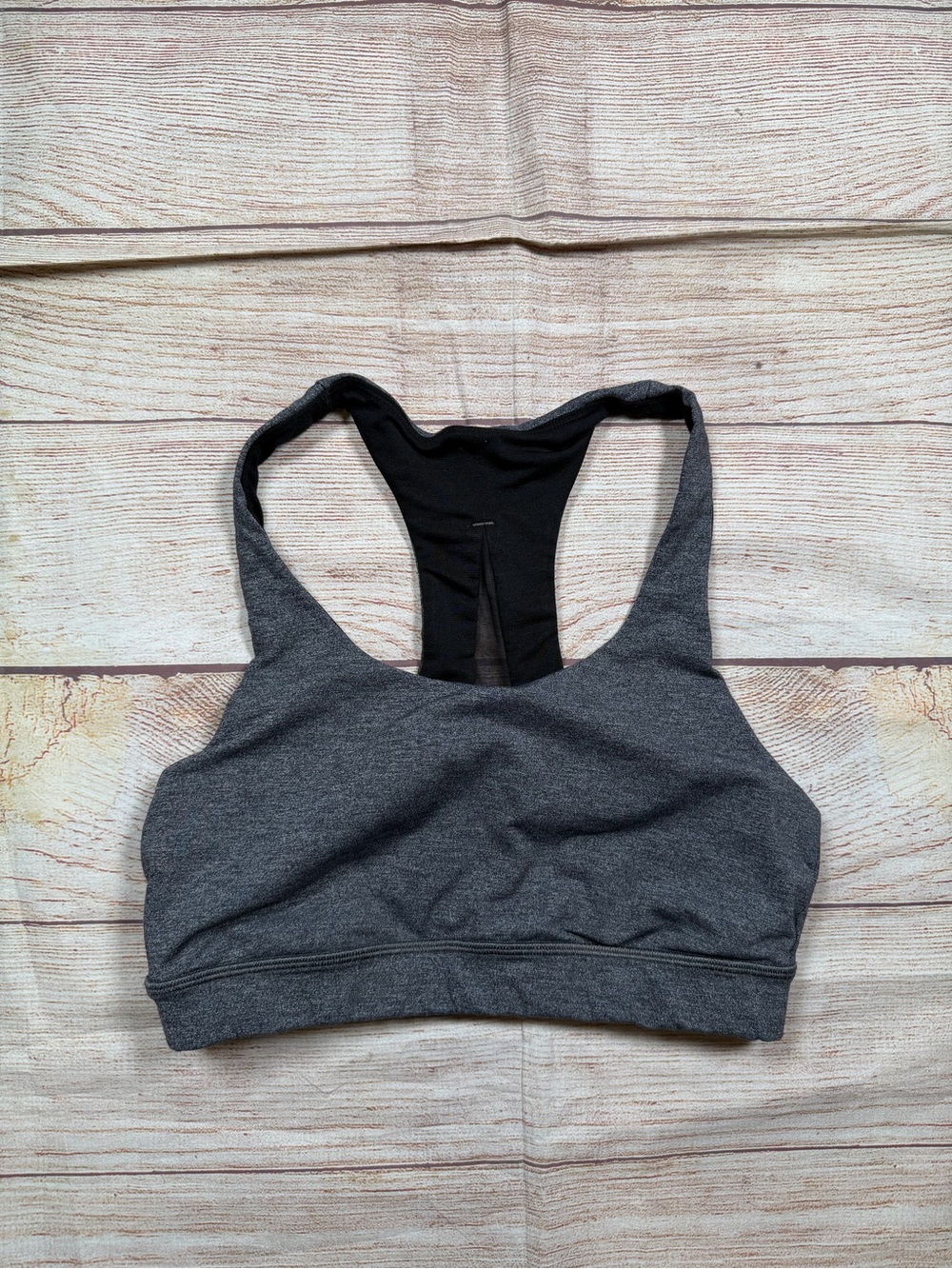 lululemon athletica Charcoal Gray‎ Racerback Sports Bra